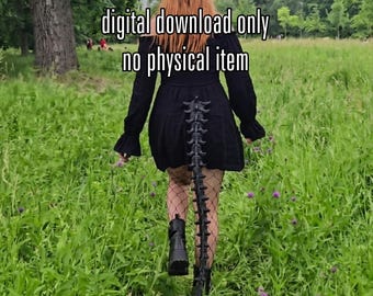 Spine Tail articulated digital 3d print files