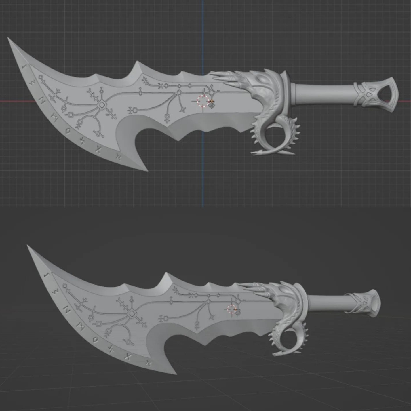 Blades of Chaos 3d Print Files Etsy Australia