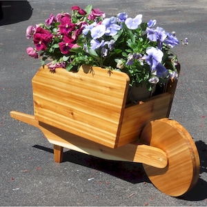 Garden Flower Wheelbarrow image 1