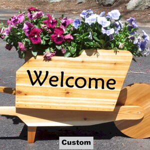 Garden Flower Wheelbarrow image 5