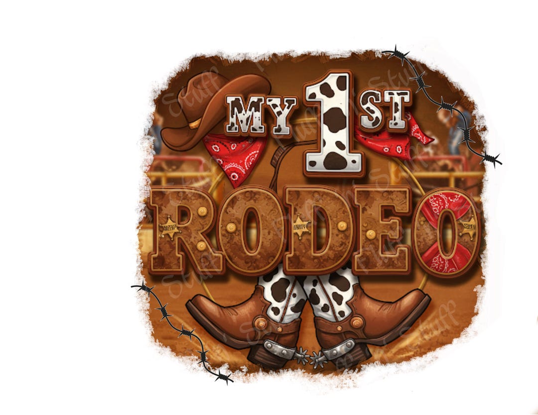 Our First Rodeo Icon Bold, Colorful, Western, My 1st Rodeo Digital Png File - Etsy