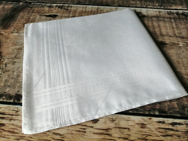 Father of the bride handkerchief, Your handwriting wedding embroidery, Pocket square, Bride to Father gift image 8