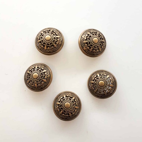 金色 幾何学模様ボタン（16） 金色 幾何学模様ボタン（16㎜）