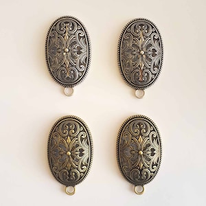 Wikinger Blumenfibel - Set mit 2 Broschen
