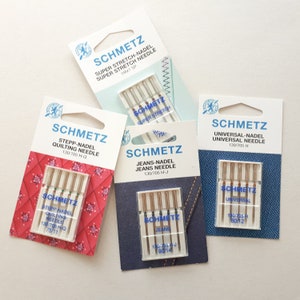 Aiguilles pour machines à coudre Schmetz