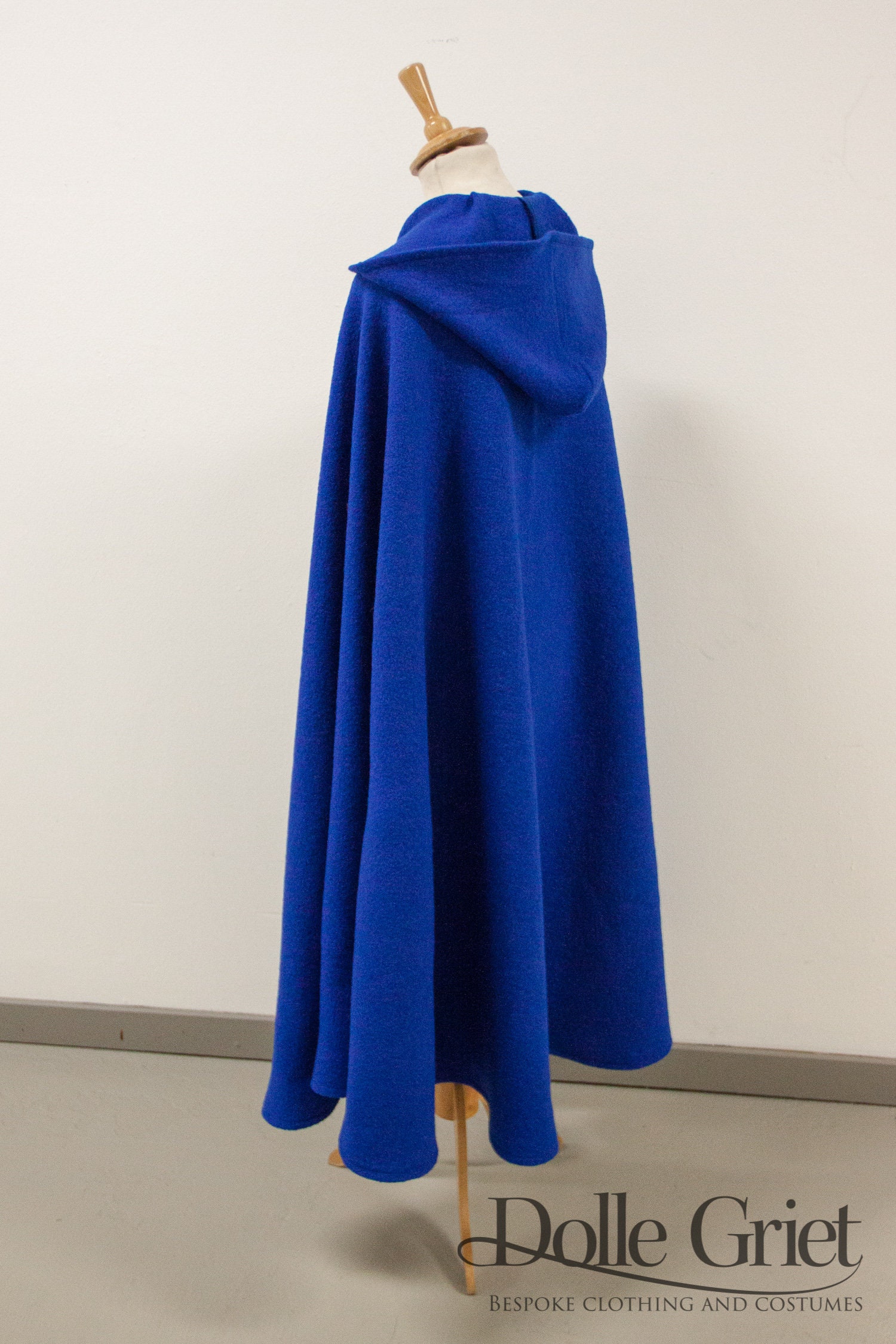 100% Wool Cloak in Cobalt Blue Warm and Ready to Ship | Etsy