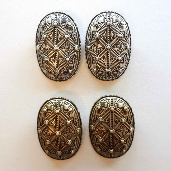 Viking Shield Brooches - Set Of Two