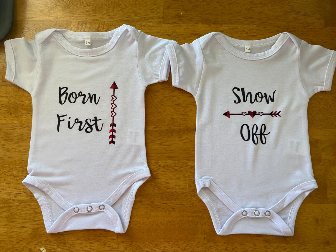 Twins Onesies Etsy
