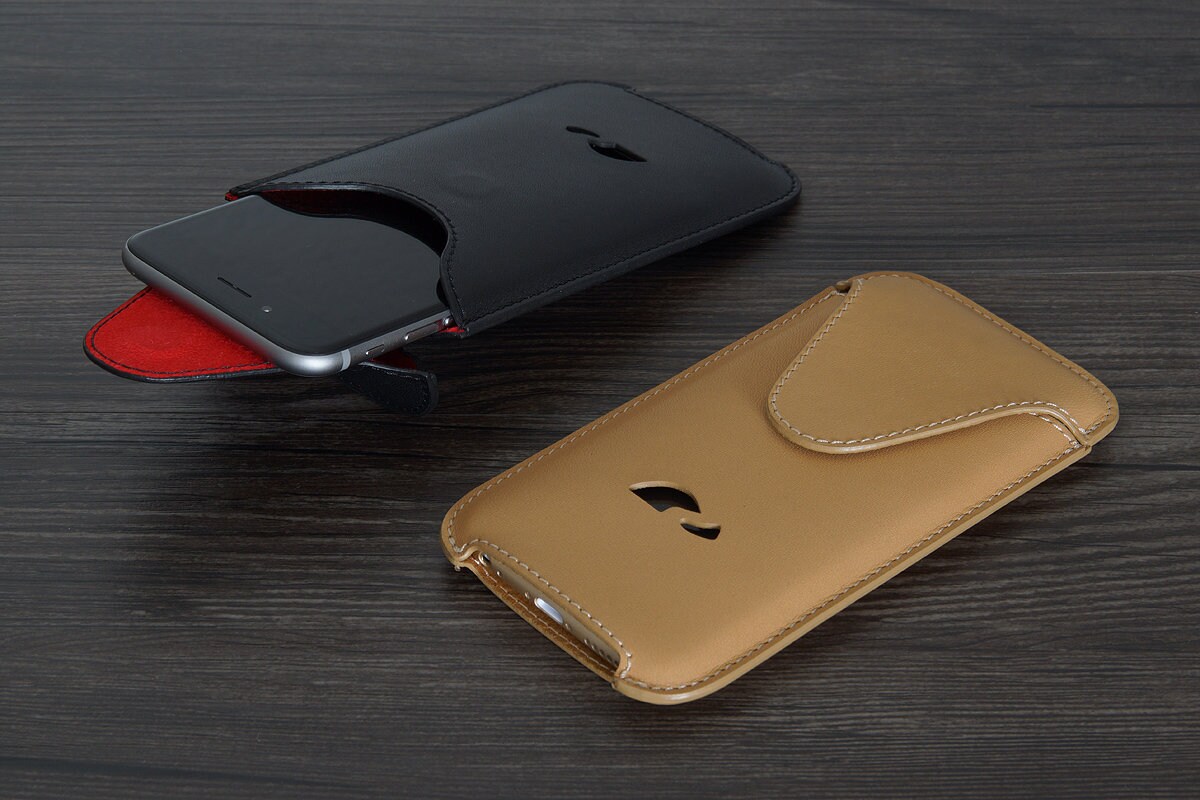 Leather Case iPhone SE 2020 & 2022 (2nd / 3rd Gen) - BLACK - Etsy