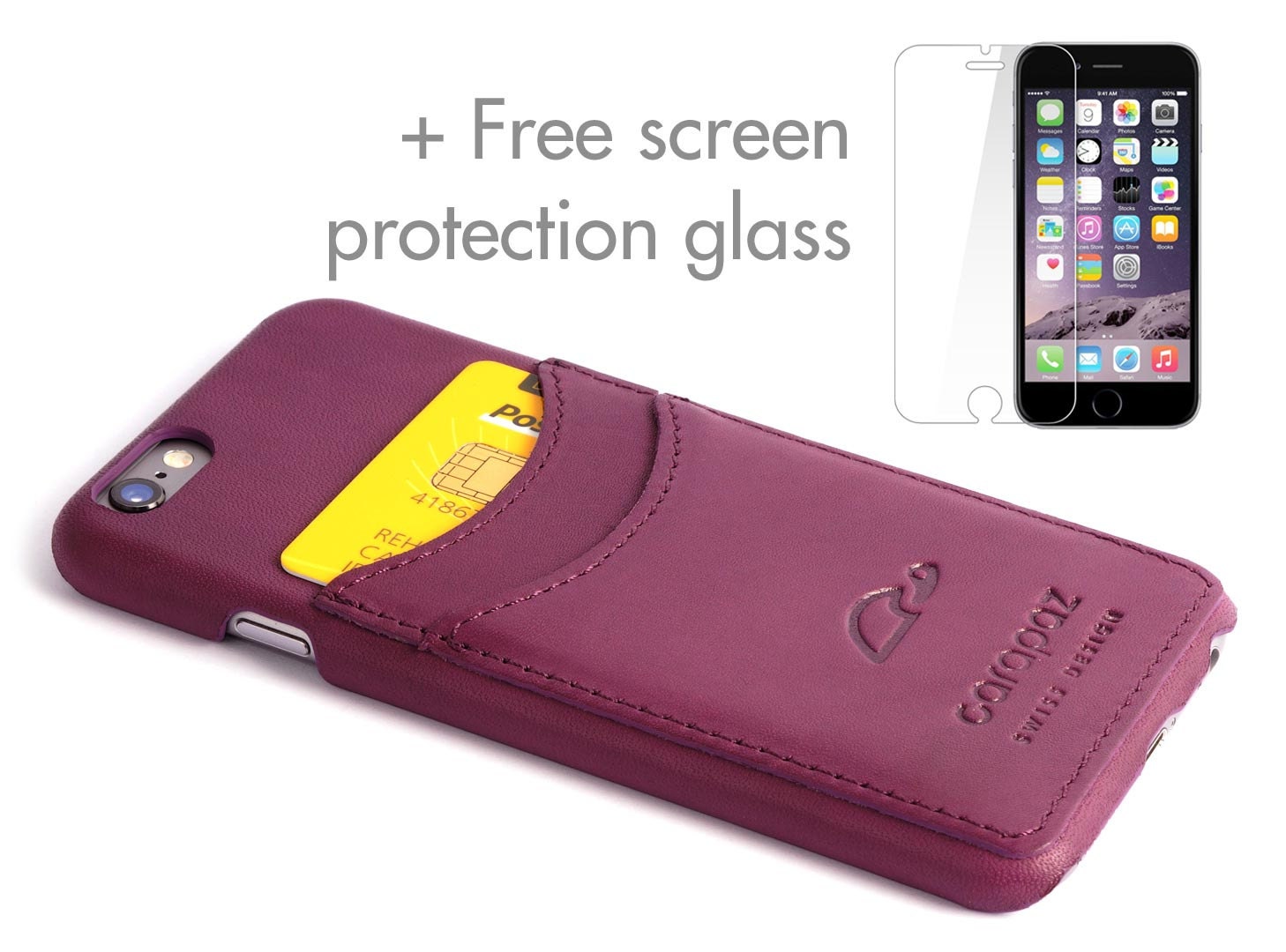 Arbejdsløs kontoførende kondensator Iphone 6 Leather Case Comes With Protection Glass Iphone 6 - Etsy