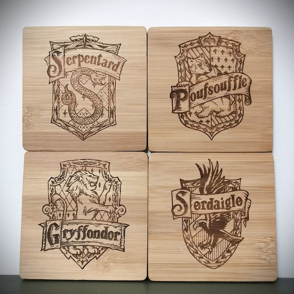 Sous-verre Harry Potter maisons