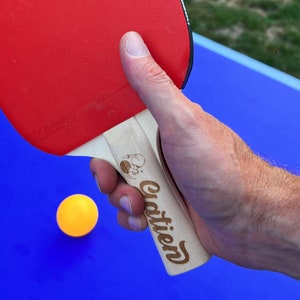 Étui de raquette de tennis de table avec fermeture à glissière