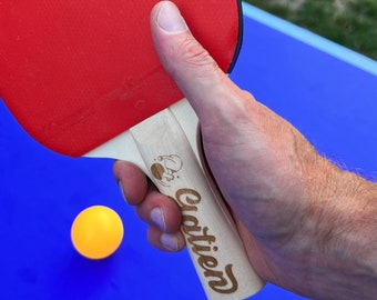 Raqueta de ping-pong personalizable, tenis de mesa