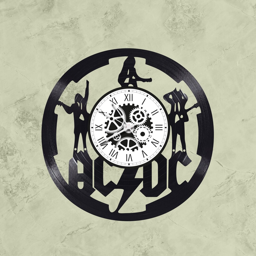ACDC Theme 33 Rpm Vinyl Record Clock - Etsy