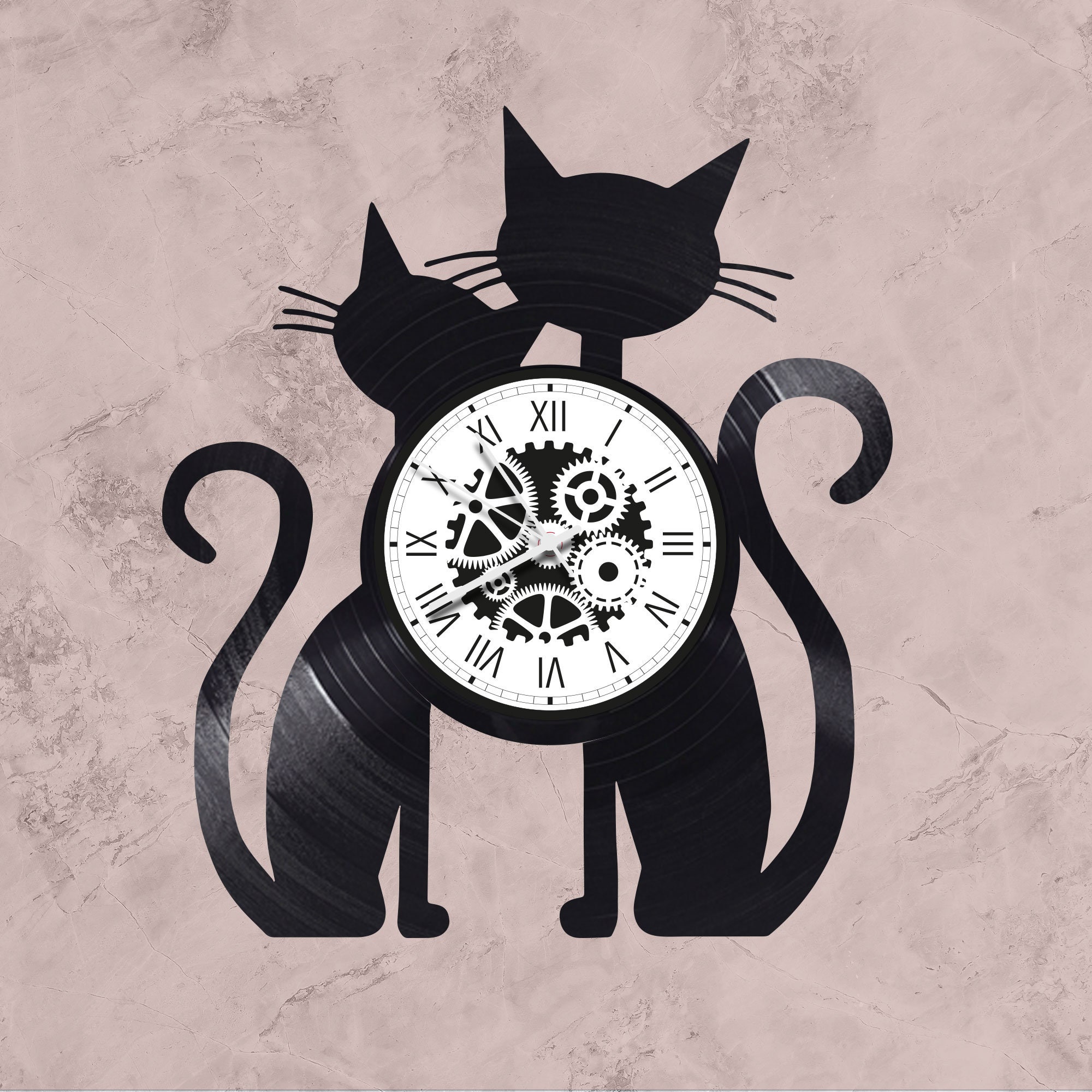 Cat Pendulum Clock - Etsy