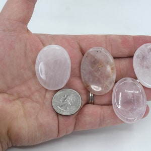 Rose Quartz Worry Stone