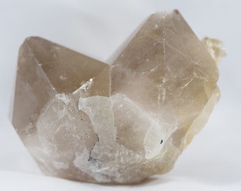 Large Rutilated Smoky Quartz Twin Points