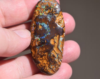 RARE Boulder Opal Palm Stone