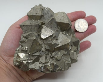 Large Octahedral Pyrite Cluster