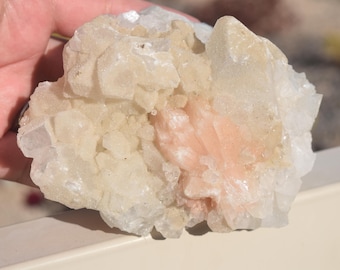 Super Druzy Apophyllite with Stilbite