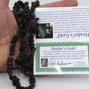 Healer&#39;s Gold Chip Nugget Necklace