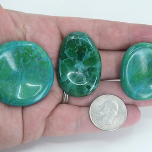 You Pick Chrysocolla Malachite Worry Stone
