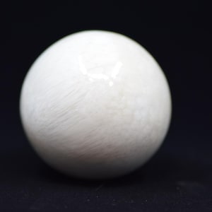 White Scolecite Sphere