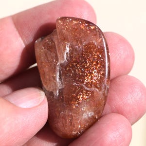 Rainbow Sunstone Palm Stone
