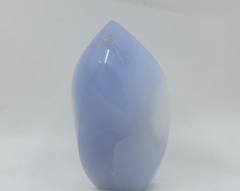 A+ Quality Blue & White Chalcedony Flame