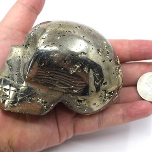 Large Pyrite Skull