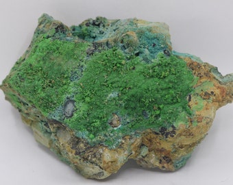 Diopside with Chrysocolla