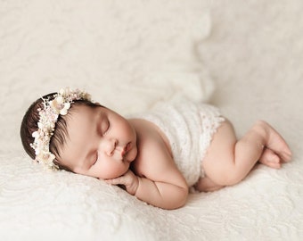 Couronne De Fleur Nouveau Ne Etsy