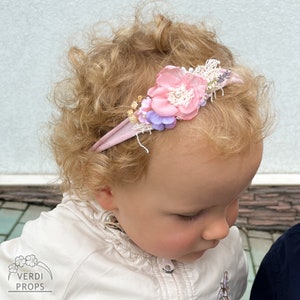 Newborn flower Headband, RTS photography photography props baby girl gift easter image 8