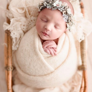 RST Newborn Wreath Set Halo Flower Crown Headband Newborn - Etsy