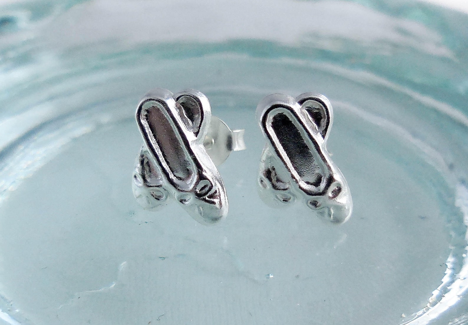 925 sterling silver ballet shoes stud earrings, ballet, pointe shoes, dancer for child, ballet recital gifts, dance shoe earring 925 sterling silver ballet shoes stud earrings, ballet, pointe shoes, dancer for child, ballet recital gifts, dance shoe earring