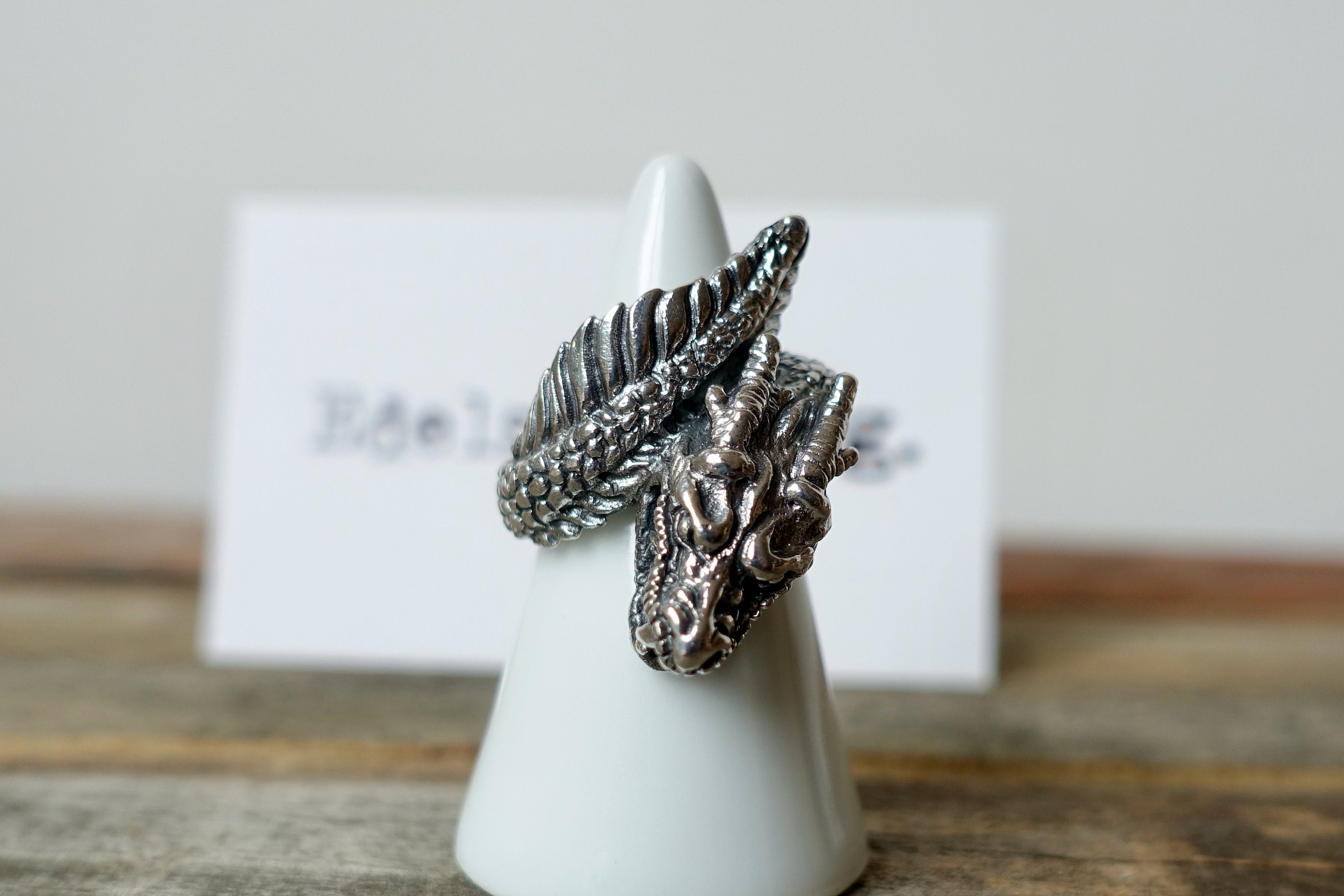 925 Sterling Silver Dragon Rings Handcrafted 925 Sterling Silver