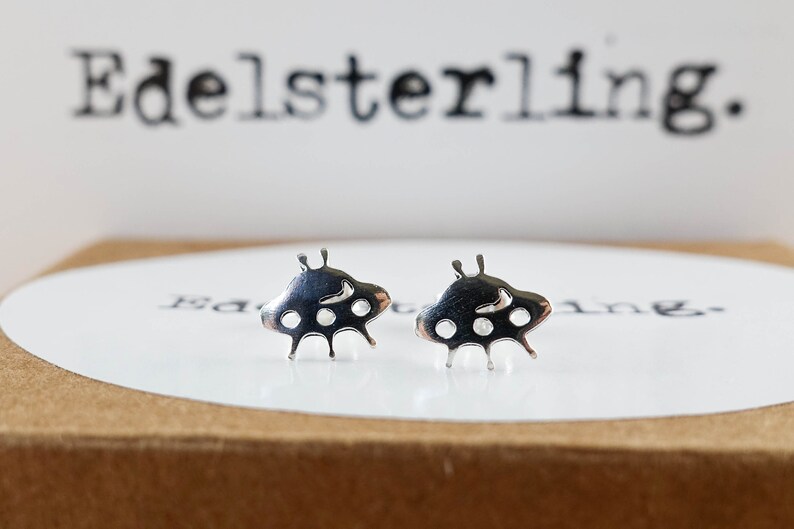 Ufo 925 Sterling Spaceship Stud Earrings Spaceship Stud Spaceship Jewelry Astrology Jewelry Spaceship Earrings Alien Spaceship