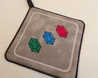 Zelda - Rupees - Hotpad, potholder