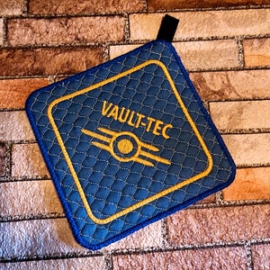 Handmade Fallout Hotpad with Vault Tec Logo