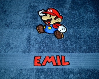 Super Mario - Mario guest towel, face towel, bath towel