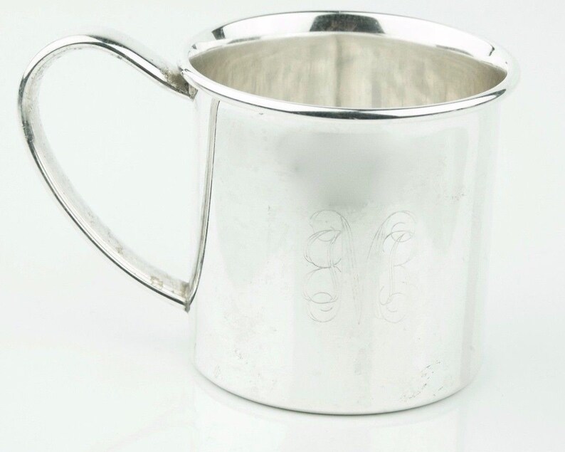 Vintage LUNT Sterling Silver Baby Cup Etsy
