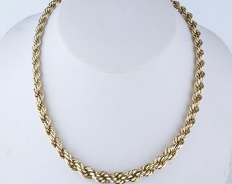 Graduated Rope Chain - Etsy