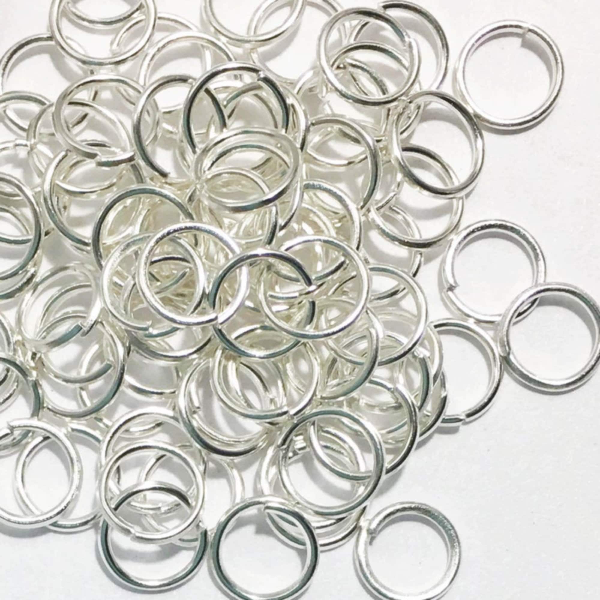 Silver Filled Jump Rings 100 PCS Silver Jump Rings 6MM 20 Etsy