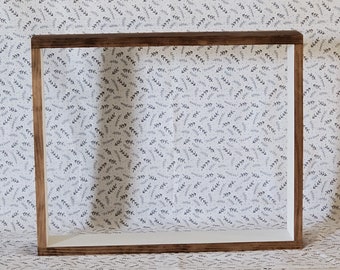 20 x 16 x 4 Wooden Shadow Box / Frame ONLY / Display Case Box