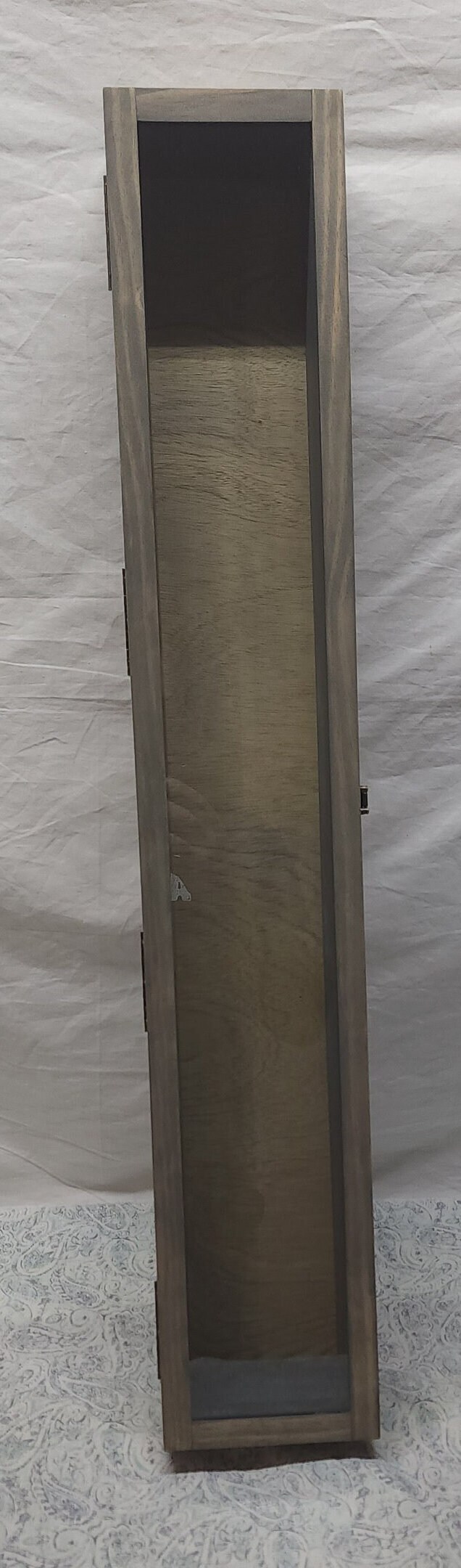 31 X 4 X 3 Wooden Shadow Box / Hinged Glass Lid / Display Case Box ...