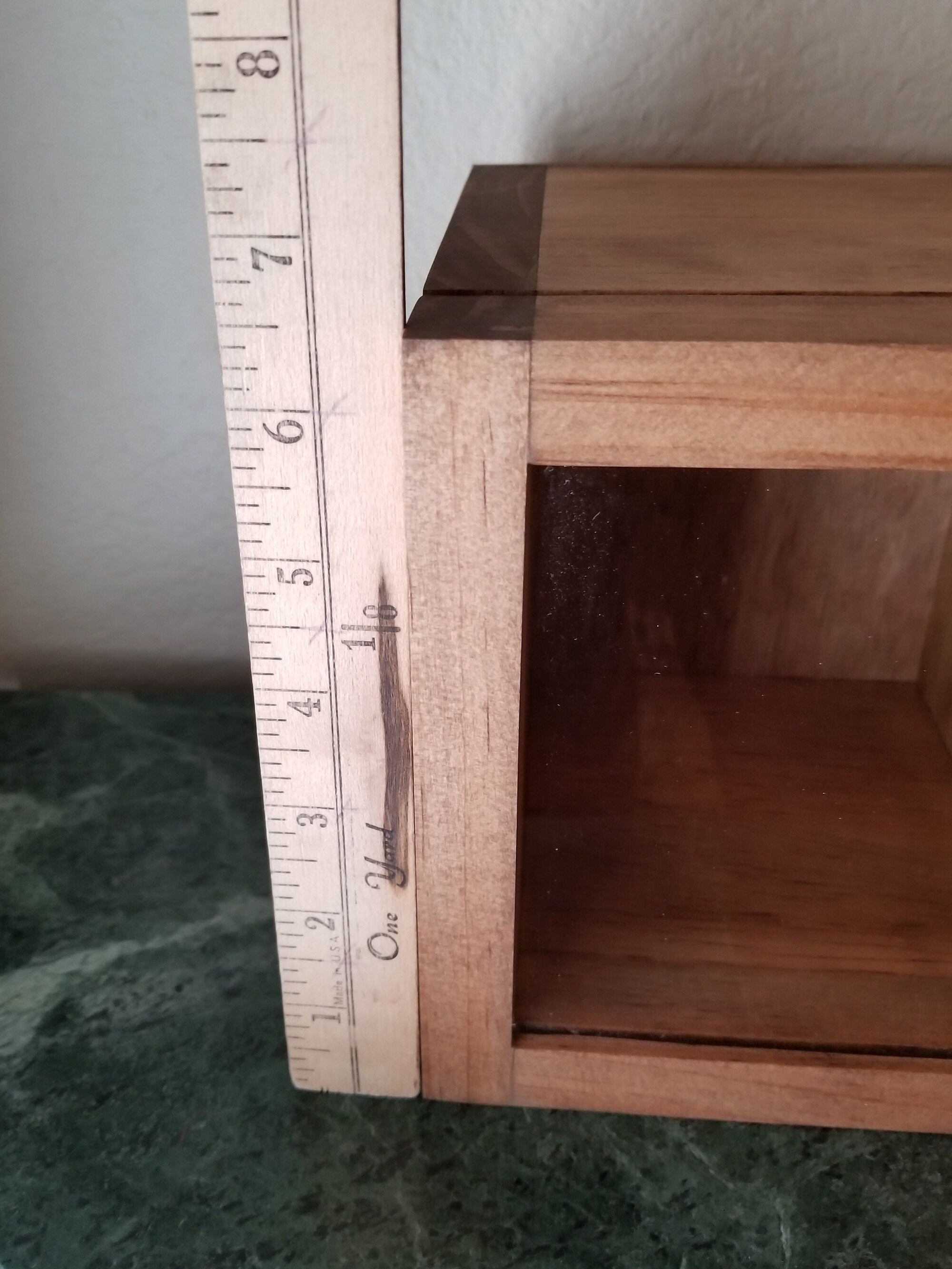 4 1/2 x 5 1/2 x 5 1/2 Holz Shadow Box Display Fall aufgekfacht | Etsy