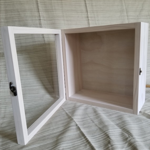 12 X 12 X 5 Wooden Shadow Box Hinged Glass Lid | Etsy 12 X 12 X 5 Wooden Shadow Box Hinged Glass Lid | Etsy