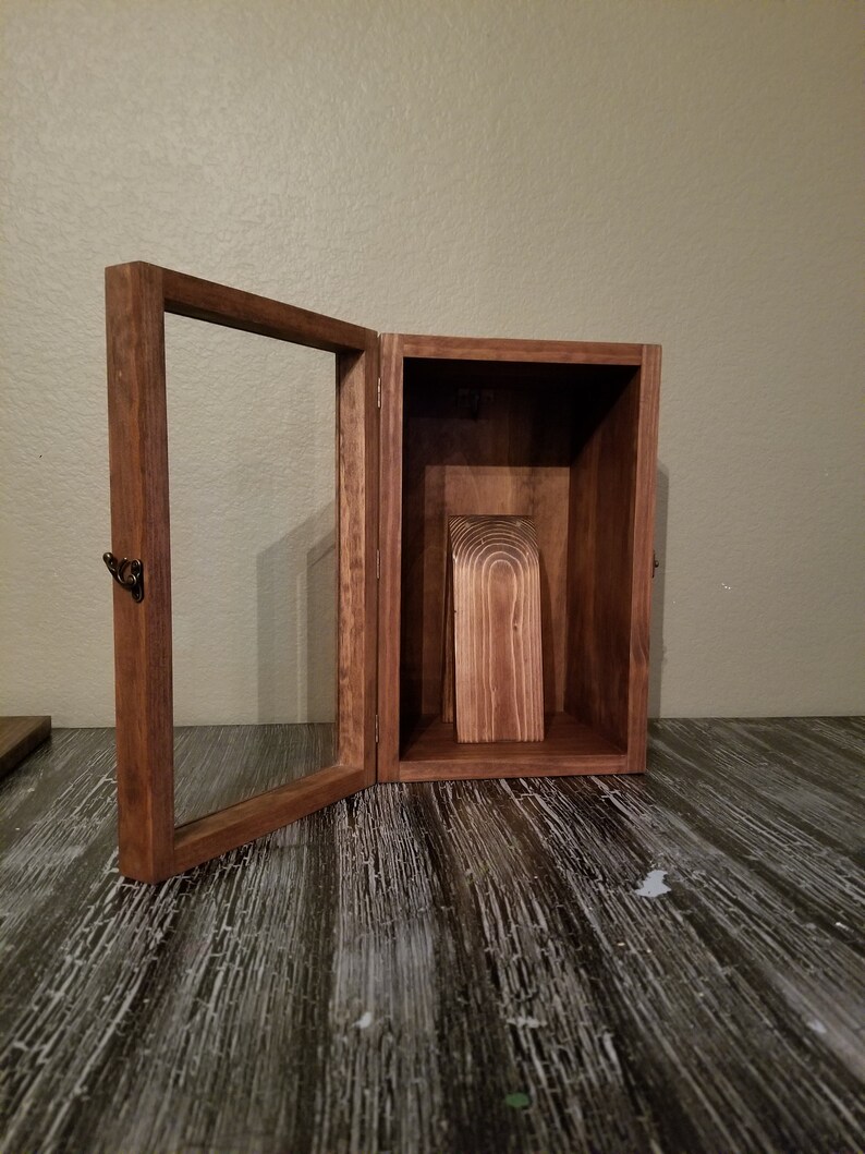 14 x 8 1/2 x 8 1/4 Handmade Wooden Shadow Box with Hinged Etsy