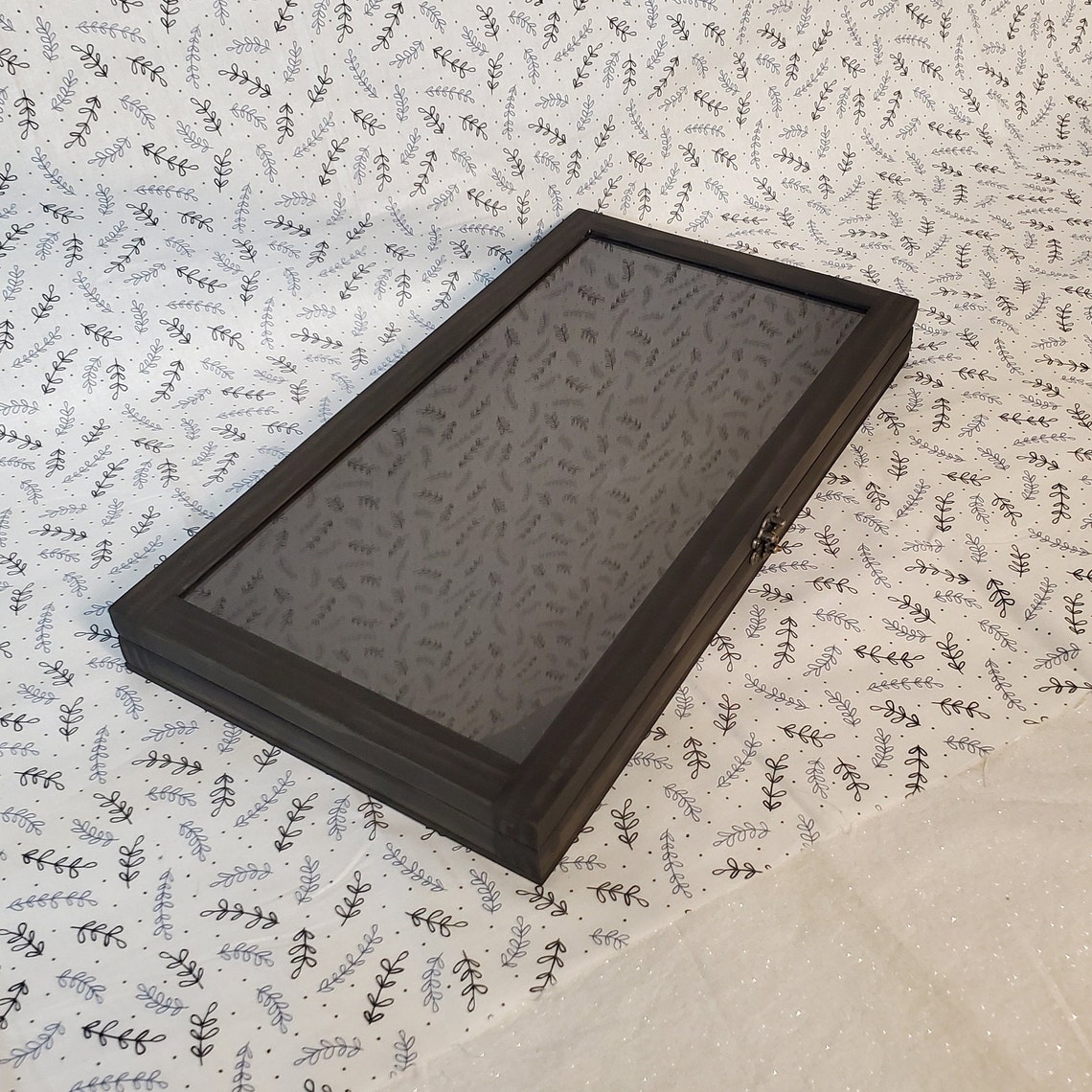 13 x 7 x 1 License Plate Wooden Shadow Box with Hooks Etsy