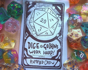Dice Goblin Comic Zine - PDF - D20 Fantasy TTRPG Tabletop RPG Art